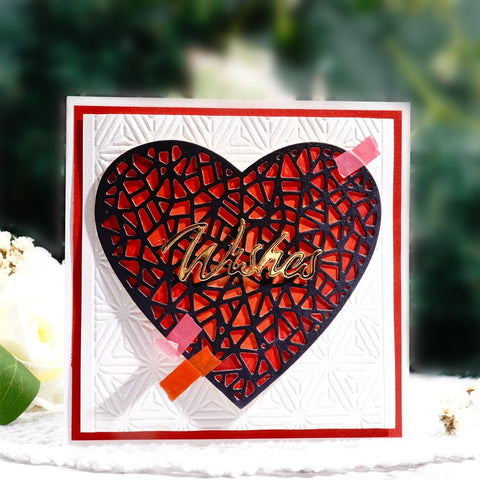 Inlovearts Large Hollowed Heart Cutting Dies
