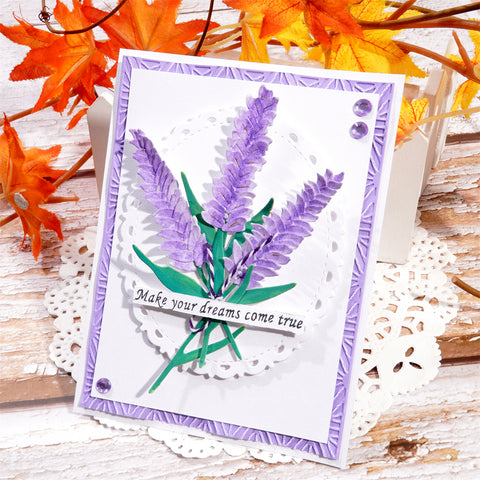 Inlovearts Lavender Metal Cutting Dies