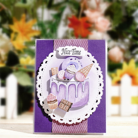 Inlovearts Little Desserts Metal Cutting Dies