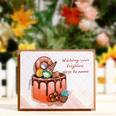 Inlovearts Little Desserts Metal Cutting Dies
