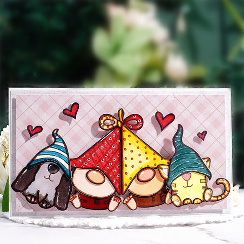 Inlovearts Little Gnomes Babies Metal Cutting Dies