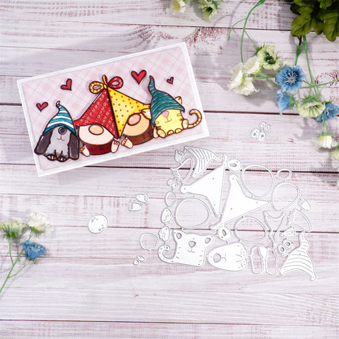 Inlovearts Little Gnomes Babies Metal Cutting Dies
