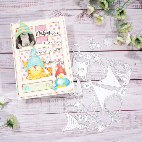 Inlovearts Little Gnomes Babies Metal Cutting Dies