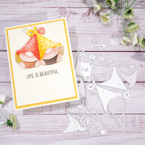 Inlovearts Little Gnomes Babies Metal Cutting Dies