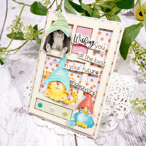 Inlovearts Little Gnomes Babies Metal Cutting Dies