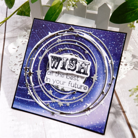 Inlovearts Little Star Round Frame Cutting Dies