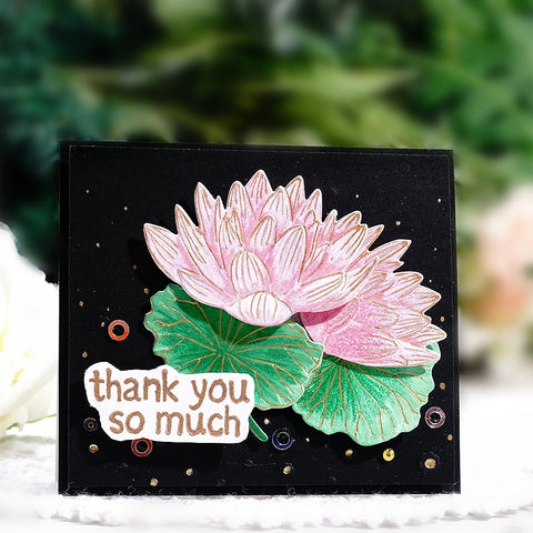 Inlovearts Lotus Cutting Dies