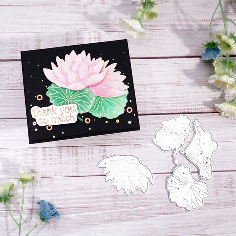 Inlovearts Lotus Cutting Dies