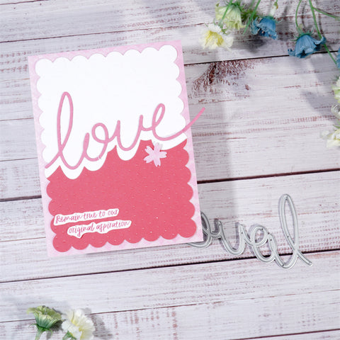 Inlovearts Love Word Cutting Dies