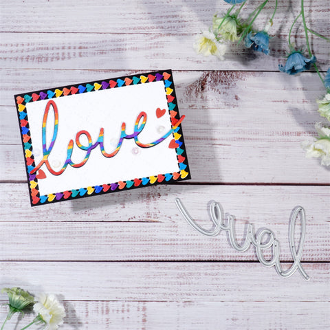 Inlovearts Love Word Cutting Dies
