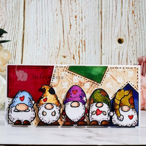 Inlovearts Lovely Gnomes Cutting Dies