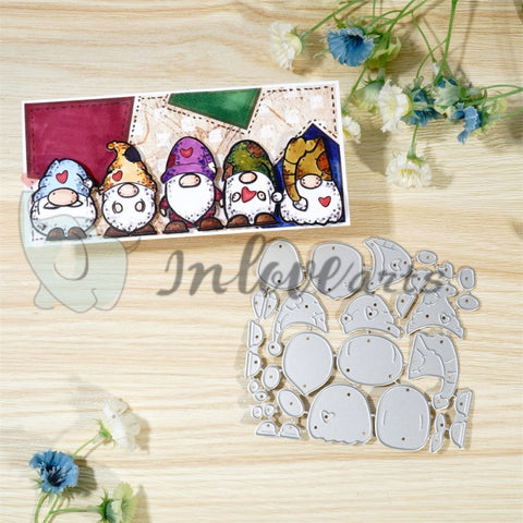 Inlovearts Lovely Gnomes Cutting Dies