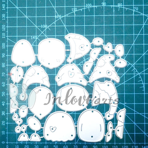 Inlovearts Lovely Gnomes Cutting Dies