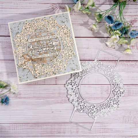 Inlovearts Luxury Lace Border Cutting Dies