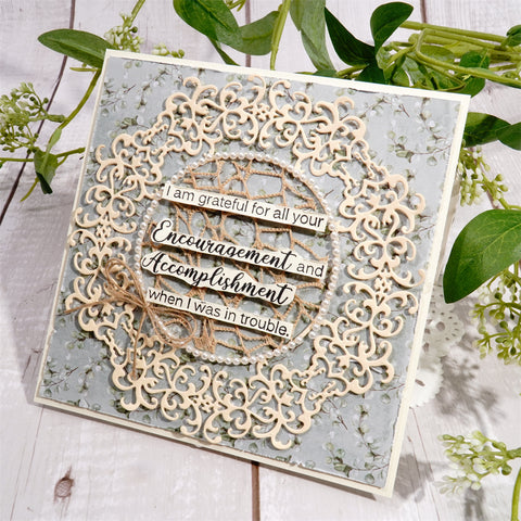 Inlovearts Luxury Lace Border Cutting Dies