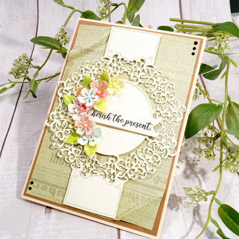 Inlovearts Luxury Lace Border Cutting Dies