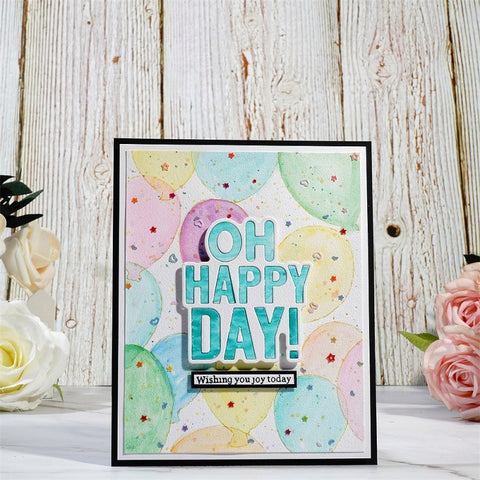 Inlovearts "OH HAPPY DAY!" Word Cutting Dies