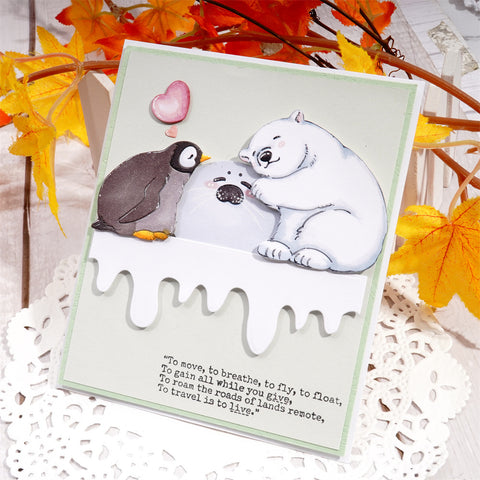 Inlovearts Polar Bears & Penguins & Sea Lions Dies