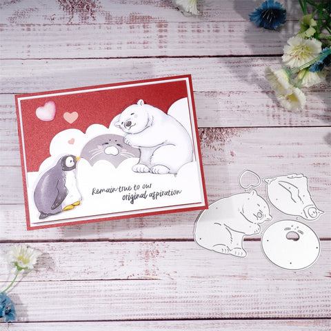 Inlovearts Polar Bears & Penguins & Sea Lions Dies