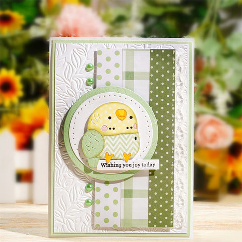 Inlovearts Cute Parrot Metal Cutting Dies