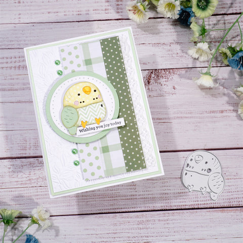 Inlovearts Cute Parrot Metal Cutting Dies
