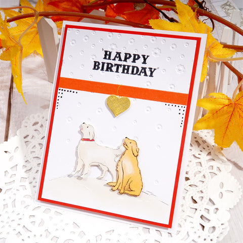 Inlovearts Realistic Pet Dogs Metal Cutting Dies
