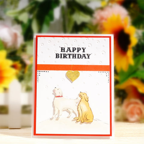 Inlovearts Realistic Pet Dogs Metal Cutting Dies
