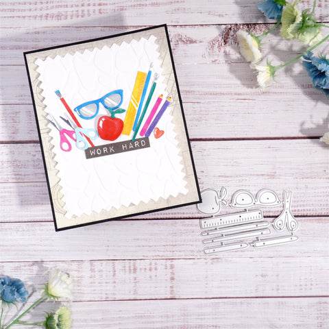 Inlovearts School Supplies Cutting Dies