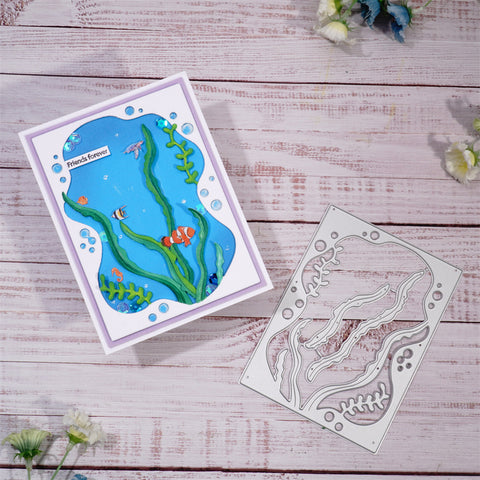 Inlovearts Marine Life Background Board Set Cutting Dies