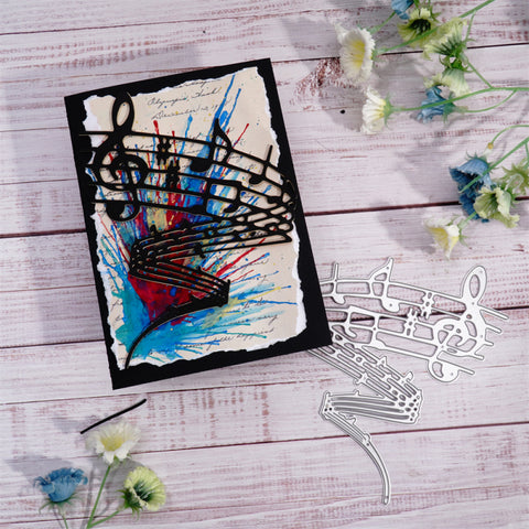 Inlovearts Sheet Music Metal Cutting Dies