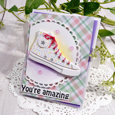 Inlovearts Sneakers Cutting Dies