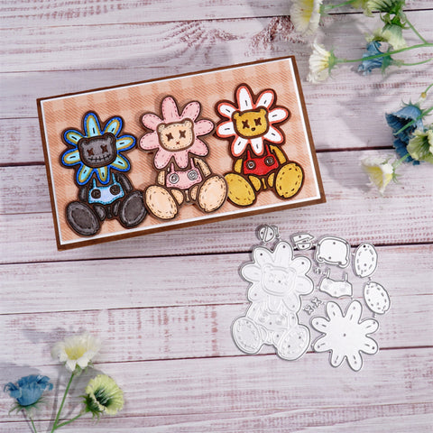 Inlovearts Unique Toy Bear Cutting Dies
