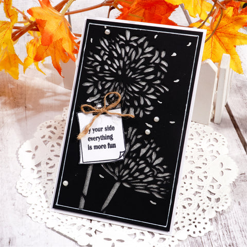 Inloveartshop Blooming Dandelion Background Board Cutting Dies