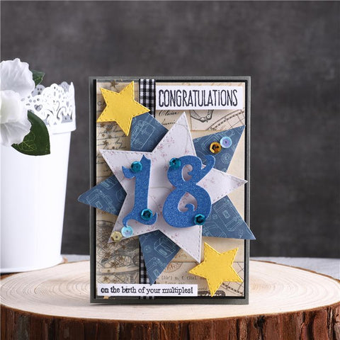 Inloveartshop Beautiful Number Cutting Dies