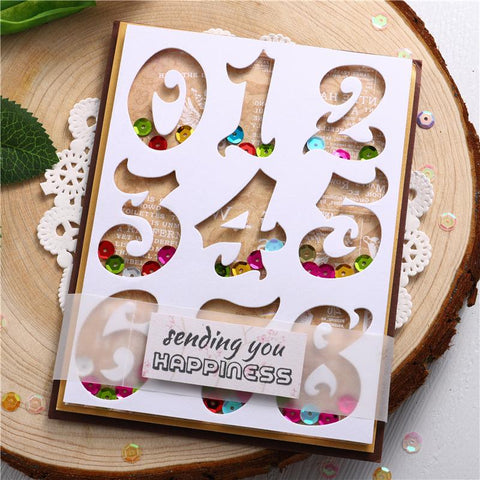 Inloveartshop Beautiful Number Cutting Dies