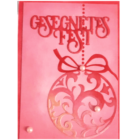 Inlovearts Christmas Decoration Background Cutting Dies