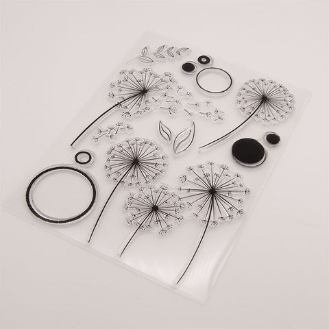 Inlovearts Dandelion Clear Stamps