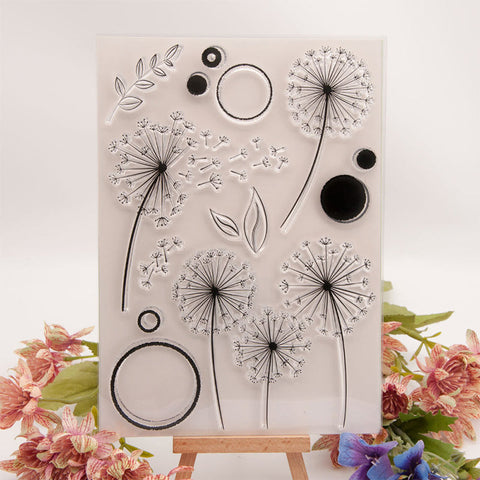 Inlovearts Dandelion Clear Stamps