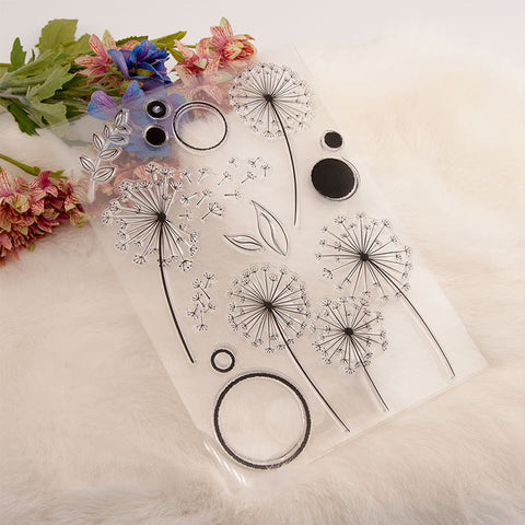 Inlovearts Dandelion Clear Stamps