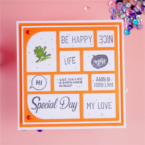 Inlovearts Blanks Frame Board Cutting Dies