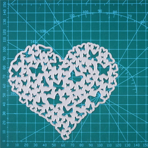Inlovearts Heart Butterflies Cutting Dies