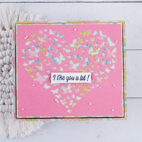 Inlovearts Heart Butterflies Cutting Dies