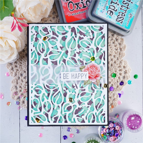Inlovearts Vine Background Board Cutting Dies