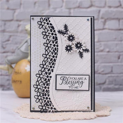 Wave Flower Border Edge Dies