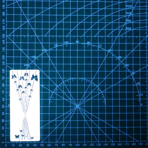 Inlovearts Butterfly Rays Cutting Dies
