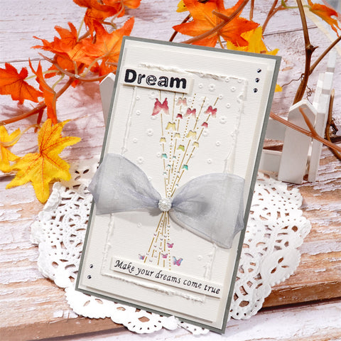 Inlovearts Butterfly Rays Cutting Dies