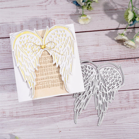 Inlovearts Feathered Wings Cutting Dies