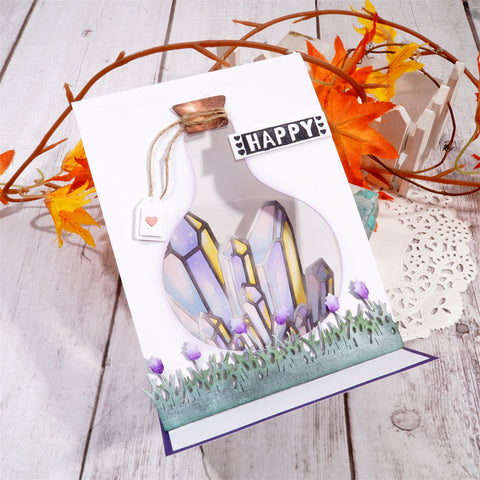 Inlovearts Glass Bottle Metal Cutting Dies