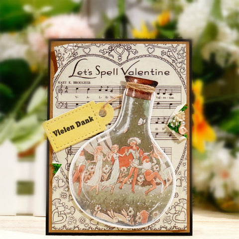 Inlovearts Glass Bottle Metal Cutting Dies