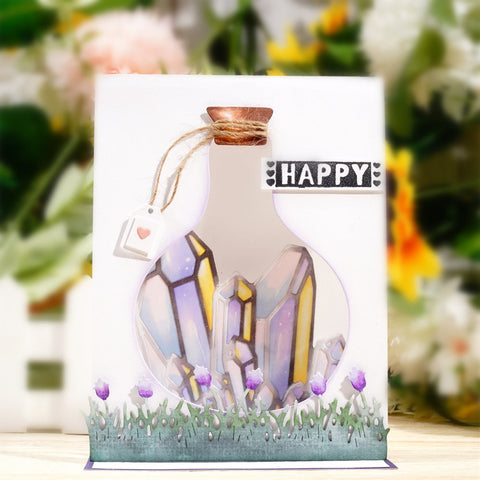 Inlovearts Glass Bottle Metal Cutting Dies